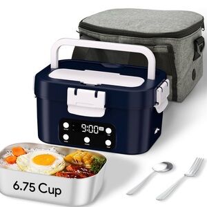 BNIB Electric Lunch Box, 6.75 Cup Automatic Food Warmer